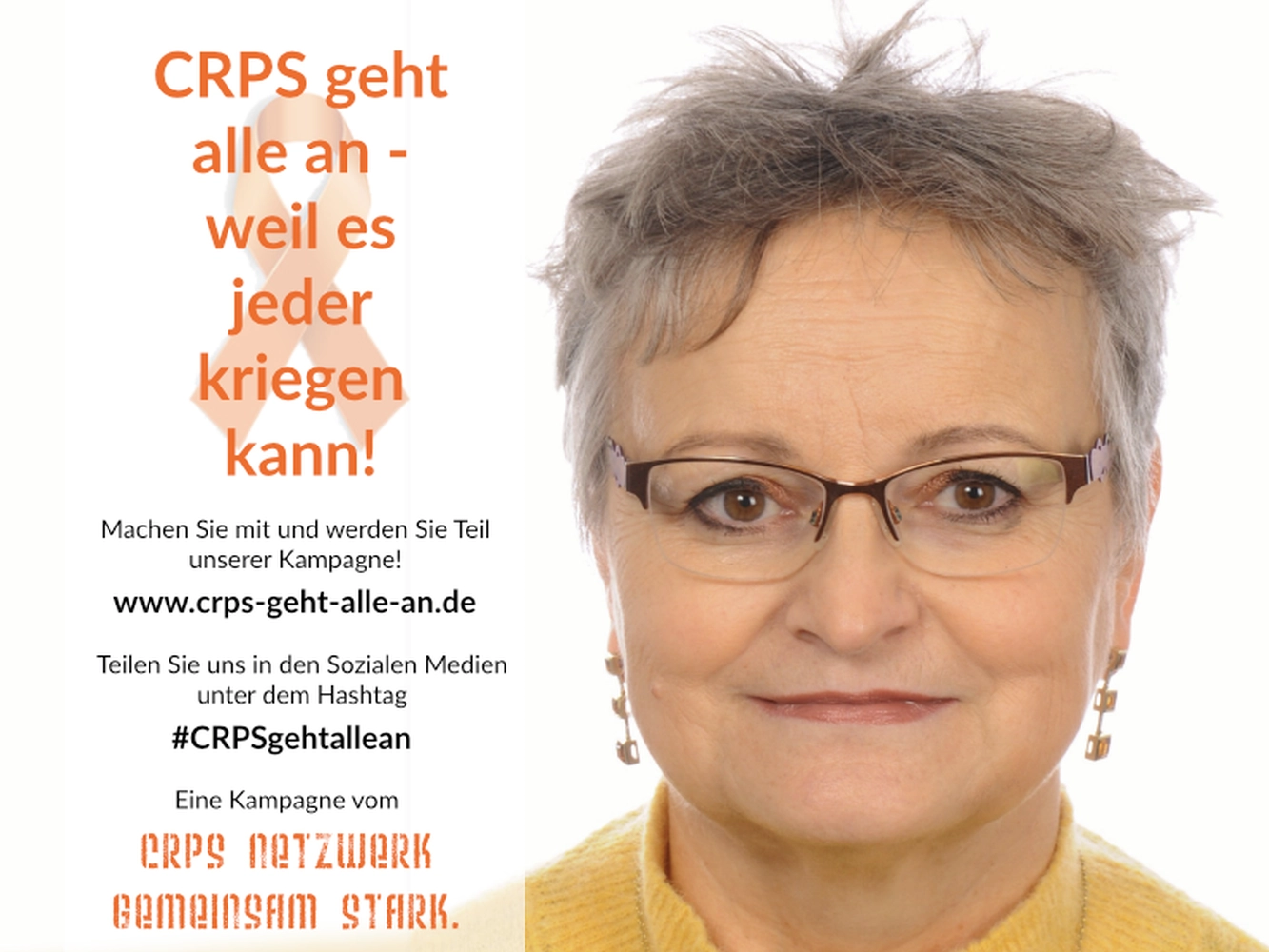 Kampagnenköpfe von CRPS Bundesverband Deutschland e. V. CRPS Netzwerk gemeinsam stark e. V.