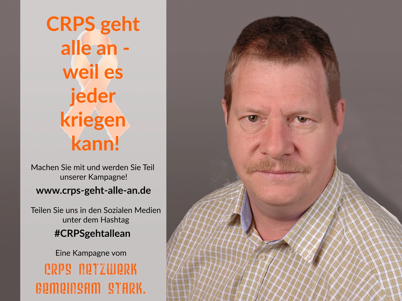 Kampagnenköpfe von CRPS Bundesverband Deutschland e. V. CRPS Netzwerk gemeinsam stark e. V.
