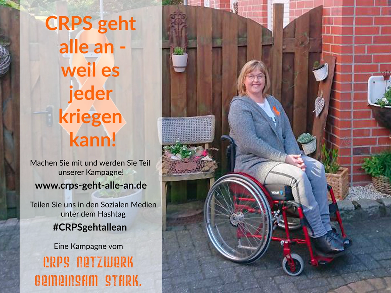 Kampagnenköpfe von CRPS Bundesverband Deutschland e. V. CRPS Netzwerk gemeinsam stark e. V.