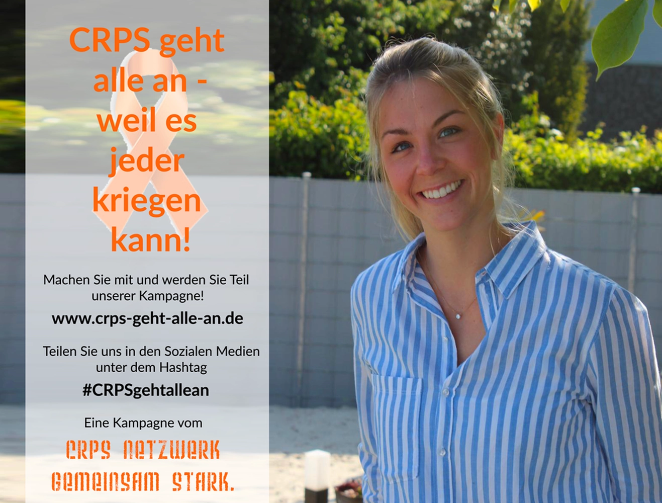 Kampagnenköpfe von CRPS Bundesverband Deutschland e. V. CRPS Netzwerk gemeinsam stark e. V.
