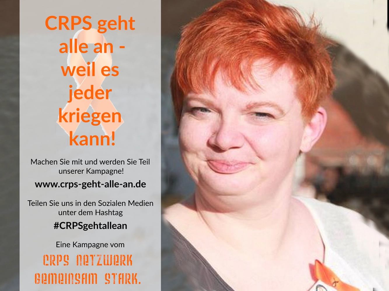 Kampagnenköpfe von CRPS Bundesverband Deutschland e. V. CRPS Netzwerk gemeinsam stark e. V.